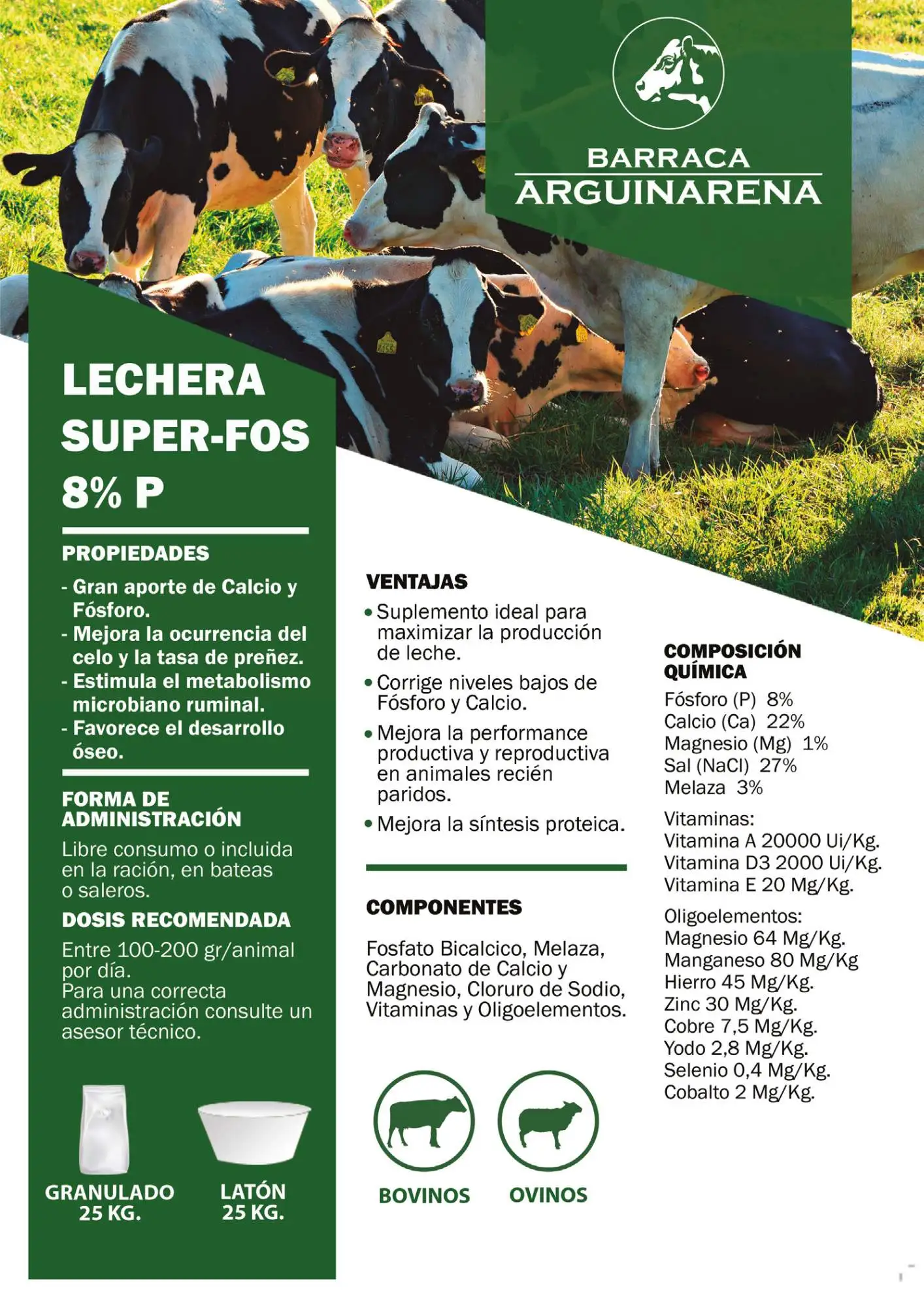 Lechera Super-Fos 8% P