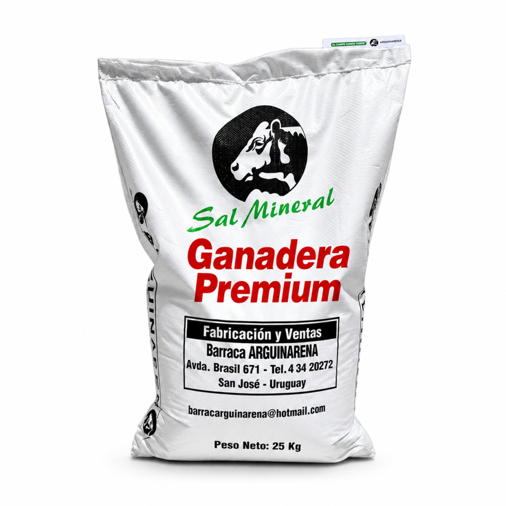 Bolsa de sal mineral Ganadera Premium 4% fósforo para bovinos y ovinos